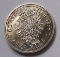 1903, NÉMET BIRODALMI (WÜRTTEMBERG), 2 MÁRKA, PP!
