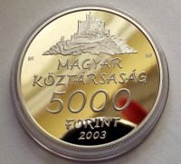 1993, HOLLÓKŐ, EZÜST 500 Ft, PP!