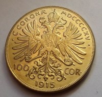 1915, FERENC J. ARANY 100 KORONA, REPLIKA!