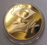 2014, BRAZIL FOCI VB, ARANYOZOTT ÉRME, PP!