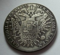 1853 V, FERENC J. 1 SCUDO ( 3 LÍRA), REPLIKA!