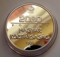 1998, A VILÁG GYERMEKEIÉRT, ezüst 2000 Ft, PP!