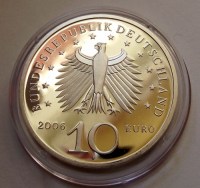 2006, EZÜST NÉMET 10 EURÓ, SCHINKEL, PP!