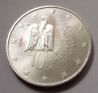 2002, EZÜST NÉMET 10 EURÓ, Museumsinsel, BU!