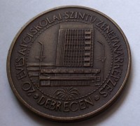1986, LISZT - DEBRECEN, BRONZ EMLÉKÉREM!