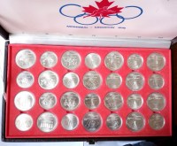 1973, HATALMAS EZÜST KANADAI, OLIMPIAI DOLLÁROK, BU ÉRMESZETT!
